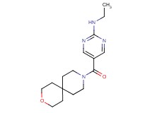 N-ethyl-5-(3-oxa-9-azaspiro[5.5]undec-9-ylcarbonyl)-2-pyrimidinamine