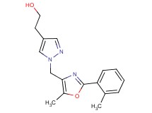 2-(1-{[5-methyl-2-(2-methylphenyl)-1,3-oxazol-4-yl]methyl}-1H-pyrazol-4-yl)ethanol