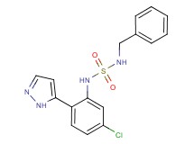 N-benzyl-N'-[5-chloro-2-(1H-pyrazol-5-yl)phenyl]sulfamide