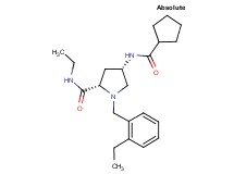 (4S)-4-[(cyclopentylcarbonyl)amino]-N-ethyl-1-(2-ethylbenzyl)-L-prolinamide