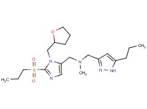 N-methyl-1-(5-propyl-1H-pyrazol-3-yl)-N-{[2-(propylsulfonyl)-1-(tetrahydro-2-furanylmethyl)-1H-imidazol-5-yl]methyl}methanamine