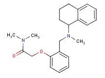 N,N-dimethyl-2-(2-{[methyl(1,2,3,4-tetrahydro-1-naphthalenyl)amino]methyl}phenoxy)acetamide