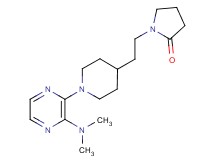 1-(2-{1-[3-(dimethylamino)-2-pyrazinyl]-4-piperidinyl}ethyl)-2-pyrrolidinone