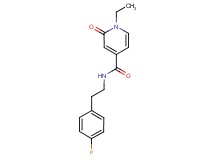 1-ethyl-N-[2-(4-fluorophenyl)ethyl]-2-oxo-1,2-dihydropyridine-4-carboxamide