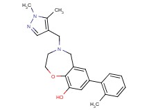 4-[(1,5-dimethyl-1H-pyrazol-4-yl)methyl]-7-(2-methylphenyl)-2,3,4,5-tetrahydro-1,4-benzoxazepin-9-ol