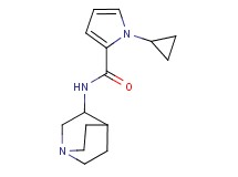 N-1-azabicyclo[2.2.2]oct-3-yl-1-cyclopropyl-1H-pyrrole-2-carboxamide