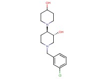 (3'R*,4'R*)-1'-(3-chlorobenzyl)-1,4'-bipiperidine-3',4-diol
