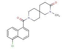 9-(5-chloro-1-naphthoyl)-2-methyl-2,9-diazaspiro[5.5]undecan-3-one