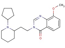 3-[2-(1-cyclopentylpiperidin-2-yl)ethyl]-8-methoxyquinazolin-4(3H)-one
