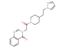 3-(2-oxo-2-{4-[2-(1H-pyrazol-1-yl)ethyl]-1-piperidinyl}ethyl)-4(3H)-quinazolinone
