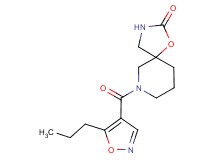 7-[(5-propyl-4-isoxazolyl)carbonyl]-1-oxa-3,7-diazaspiro[4.5]decan-2-one