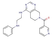 N-phenyl-N'-[7-(pyridin-3-ylcarbonyl)-5,6,7,8-tetrahydropyrido[3,4-d]pyrimidin-4-yl]ethane-1,2-diamine