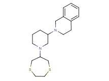 2-[1-(1,4-dithiepan-6-yl)-3-piperidinyl]-1,2,3,4-tetrahydroisoquinoline