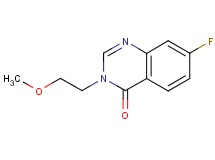 7-fluoro-3-(2-methoxyethyl)quinazolin-4(3H)-one