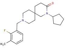 2-cyclopentyl-9-(2-fluoro-3-methylbenzyl)-2,9-diazaspiro[5.5]undecan-3-one