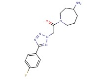1-{[5-(4-fluorophenyl)-2H-tetrazol-2-yl]acetyl}-4-azepanamine