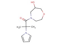 4-[2-methyl-2-(1H-pyrrol-1-yl)propanoyl]-1,4-oxazepan-6-ol