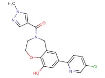 7-(5-chloropyridin-2-yl)-4-[(1-methyl-1H-pyrazol-4-yl)carbonyl]-2,3,4,5-tetrahydro-1,4-benzoxazepin-9-ol
