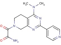 2-[4-(dimethylamino)-2-pyridin-4-yl-5,8-dihydropyrido[3,4-d]pyrimidin-7(6H)-yl]-2-oxoacetamide