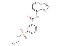 3-[(ethylamino)sulfonyl]-N-[1,2,4]triazolo[4,3-a]pyridin-8-ylbenzamide