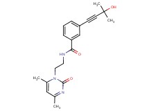 N-[2-(4,6-dimethyl-2-oxopyrimidin-1(2H)-yl)ethyl]-3-(3-hydroxy-3-methylbut-1-yn-1-yl)benzamide