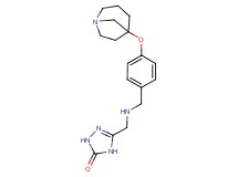5-({[4-(1-azabicyclo[3.2.1]oct-5-yloxy)benzyl]amino}methyl)-2,4-dihydro-3H-1,2,4-triazol-3-one