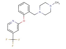 1-methyl-4-(2-{[4-(trifluoromethyl)pyridin-2-yl]oxy}benzyl)piperazine