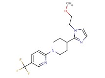 2-{4-[1-(2-methoxyethyl)-1H-imidazol-2-yl]-1-piperidinyl}-5-(trifluoromethyl)pyridine