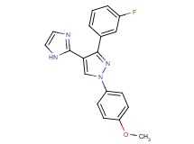 3-(3-fluorophenyl)-4-(1H-imidazol-2-yl)-1-(4-methoxyphenyl)-1H-pyrazole