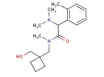 2-(dimethylamino)-N-{[1-(hydroxymethyl)cyclobutyl]methyl}-N-methyl-2-(2-methylphenyl)acetamide