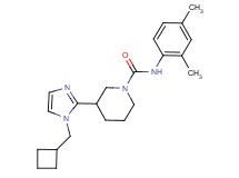 3-[1-(cyclobutylmethyl)-1H-imidazol-2-yl]-N-(2,4-dimethylphenyl)-1-piperidinecarboxamide