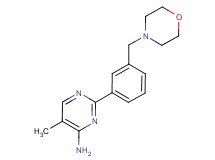 5-methyl-2-[3-(morpholin-4-ylmethyl)phenyl]pyrimidin-4-amine