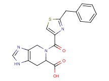 5-[(2-benzyl-1,3-thiazol-4-yl)carbonyl]-4,5,6,7-tetrahydro-1H-imidazo[4,5-c]pyridine-6-carboxylic acid