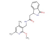 N-[(2-methoxy-4,6-dimethylpyridin-3-yl)methyl]-2-(3-oxo-2,3-dihydro-1H-isoindol-1-yl)acetamide