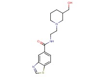 N-{2-[3-(hydroxymethyl)piperidin-1-yl]ethyl}-1,3-benzothiazole-5-carboxamide