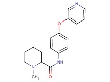 1-methyl-N-[4-(3-pyridinyloxy)phenyl]-2-piperidinecarboxamide
