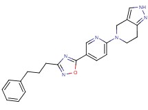 5-{5-[3-(3-phenylpropyl)-1,2,4-oxadiazol-5-yl]pyridin-2-yl}-4,5,6,7-tetrahydro-2H-pyrazolo[4,3-c]pyridine