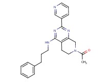 7-acetyl-N-(3-phenylpropyl)-2-pyridin-3-yl-5,6,7,8-tetrahydropyrido[3,4-d]pyrimidin-4-amine