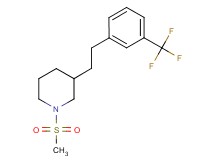 1-(methylsulfonyl)-3-{2-[3-(trifluoromethyl)phenyl]ethyl}piperidine
