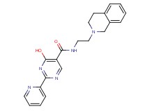 N-[2-(3,4-dihydroisoquinolin-2(1H)-yl)ethyl]-4-hydroxy-2-pyridin-2-ylpyrimidine-5-carboxamide