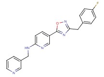 5-[3-(4-fluorobenzyl)-1,2,4-oxadiazol-5-yl]-N-(3-pyridinylmethyl)-2-pyridinamine