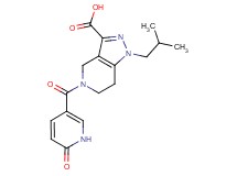 1-isobutyl-5-[(6-oxo-1,6-dihydropyridin-3-yl)carbonyl]-4,5,6,7-tetrahydro-1H-pyrazolo[4,3-c]pyridine-3-carboxylic acid