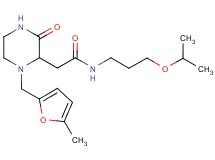 N-(3-isopropoxypropyl)-2-{1-[(5-methyl-2-furyl)methyl]-3-oxo-2-piperazinyl}acetamide