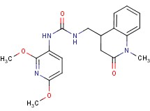 N-(2,6-dimethoxypyridin-3-yl)-N'-[(1-methyl-2-oxo-1,2,3,4-tetrahydroquinolin-4-yl)methyl]urea