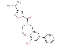 4-[(3-isopropylisoxazol-5-yl)carbonyl]-7-pyridin-3-yl-2,3,4,5-tetrahydro-1,4-benzoxazepin-9-ol