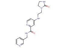 4-{[2-(2-oxo-1-imidazolidinyl)ethyl]amino}-N-(3-pyridinylmethyl)-2-pyridinecarboxamide