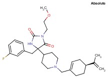 5-(3-fluorobenzyl)-5-(1-{[(4S)-4-isopropenyl-1-cyclohexen-1-yl]methyl}-4-piperidinyl)-3-(2-methoxyethyl)-2,4-imidazolidinedione