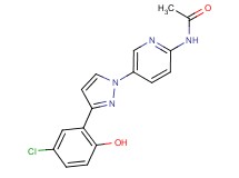 N-{5-[3-(5-chloro-2-hydroxyphenyl)-1H-pyrazol-1-yl]pyridin-2-yl}acetamide