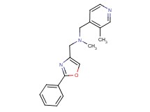 N-methyl-1-(3-methylpyridin-4-yl)-N-[(2-phenyl-1,3-oxazol-4-yl)methyl]methanamine