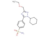 4-[1-cyclohexyl-3-(ethoxymethyl)-1H-1,2,4-triazol-5-yl]benzenesulfonamide